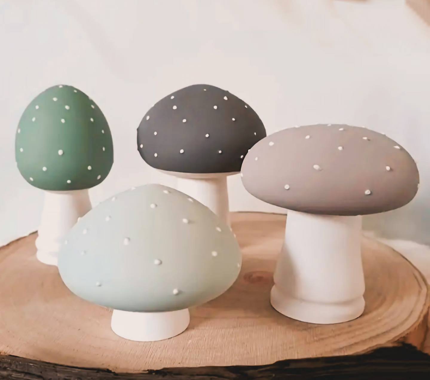 Διακοσμητικά Γύψινα Μανιτάρια