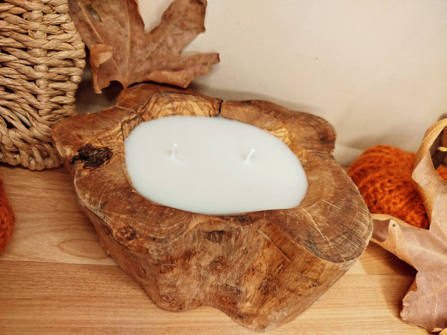 Ξυλόγλυπτο με Κερί