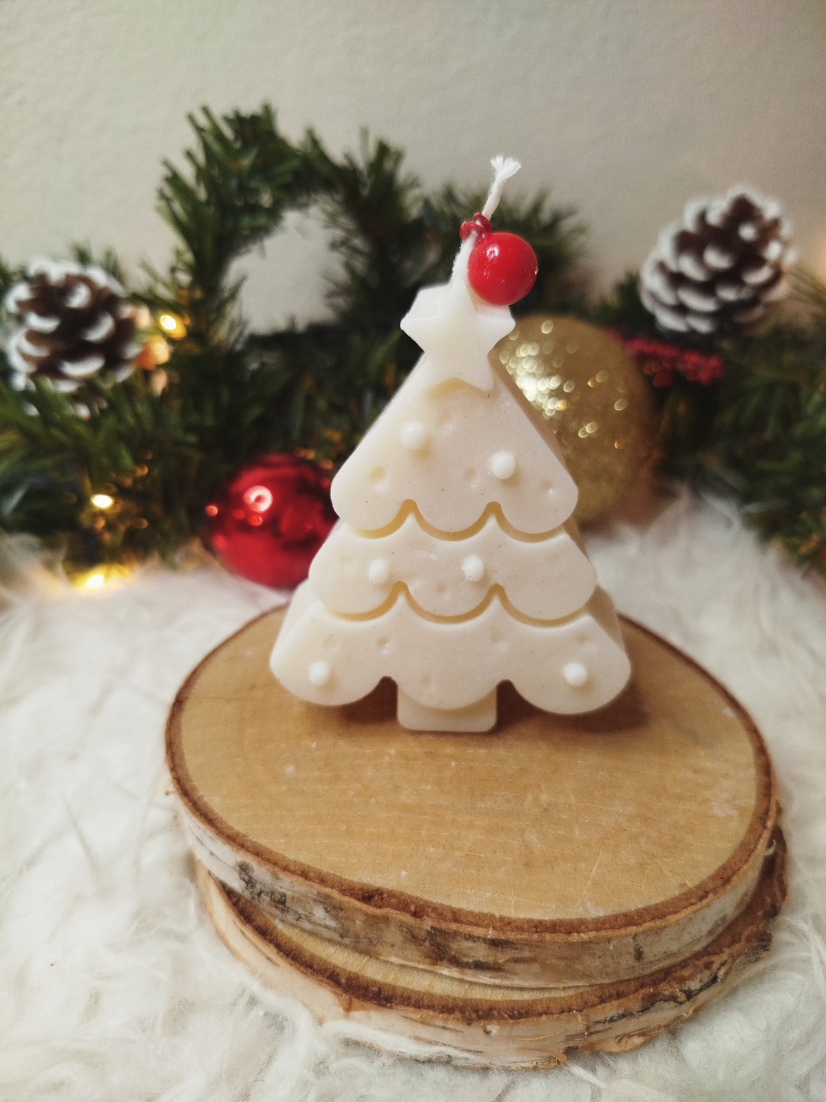 Mini Christmas Tree Κερί