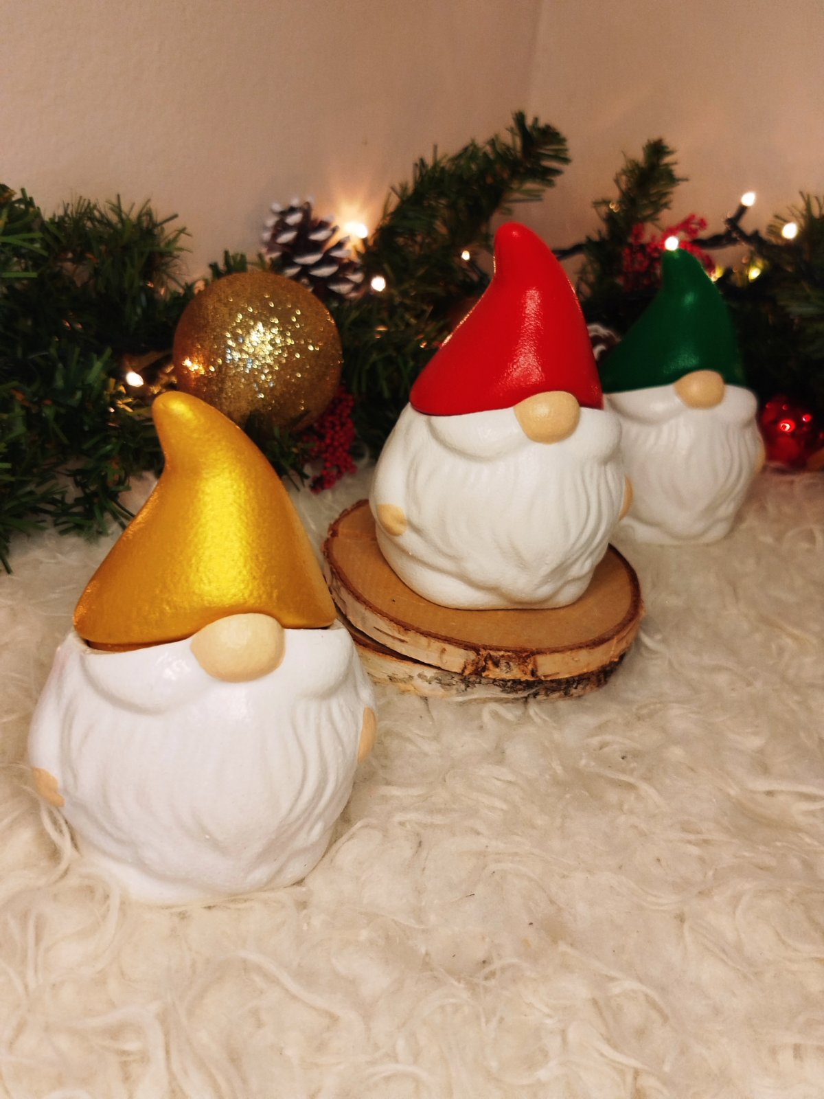 Άγιος Βασίλης Gnome Κερί