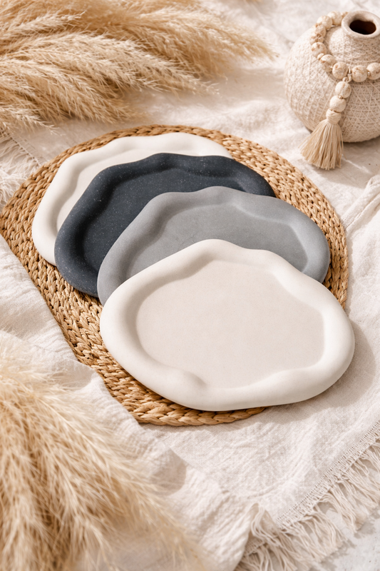 Δισκάκι Οβάλ Αφηρημένη Τέχνη Α/W