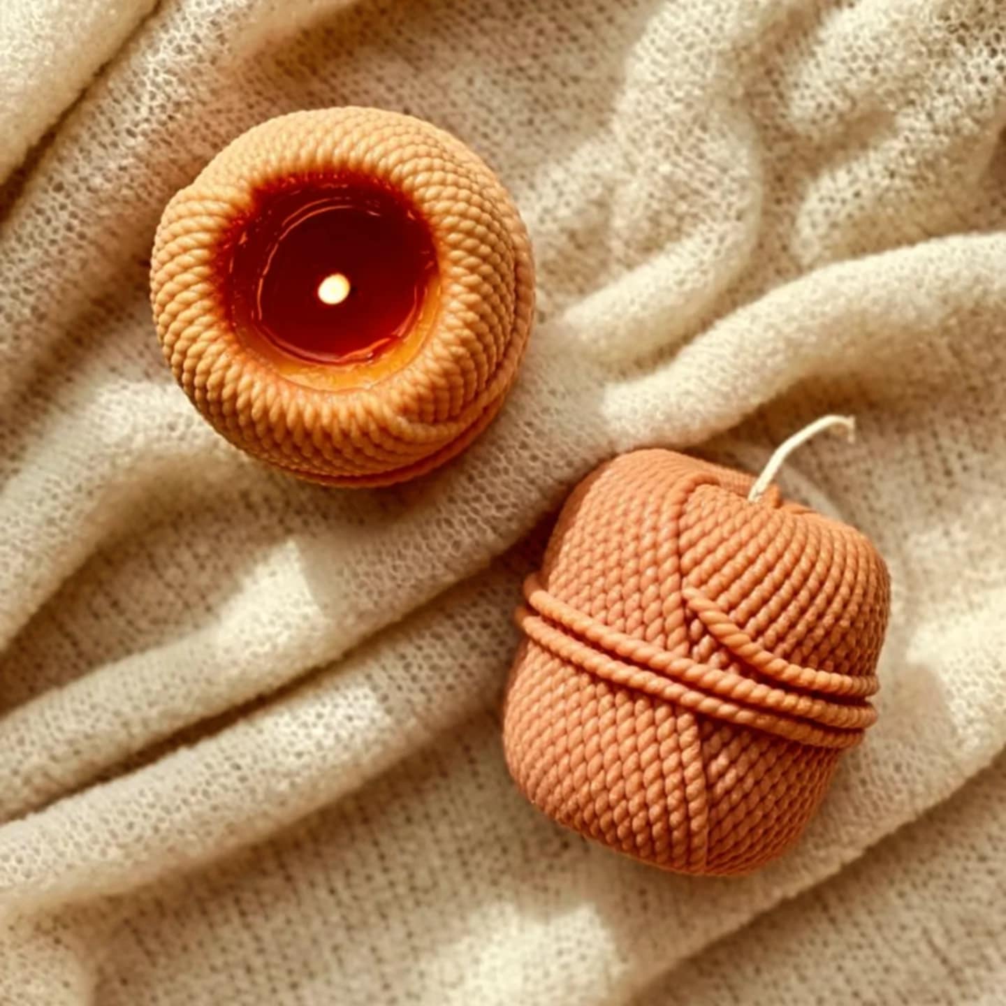 Κερί - Μαλλί πλεξίματος