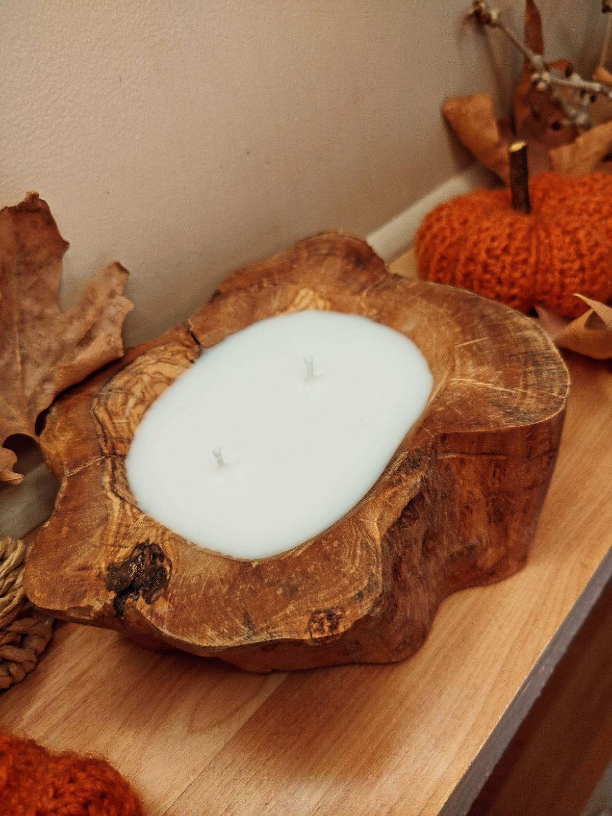 Ξυλόγλυπτο με Κερί