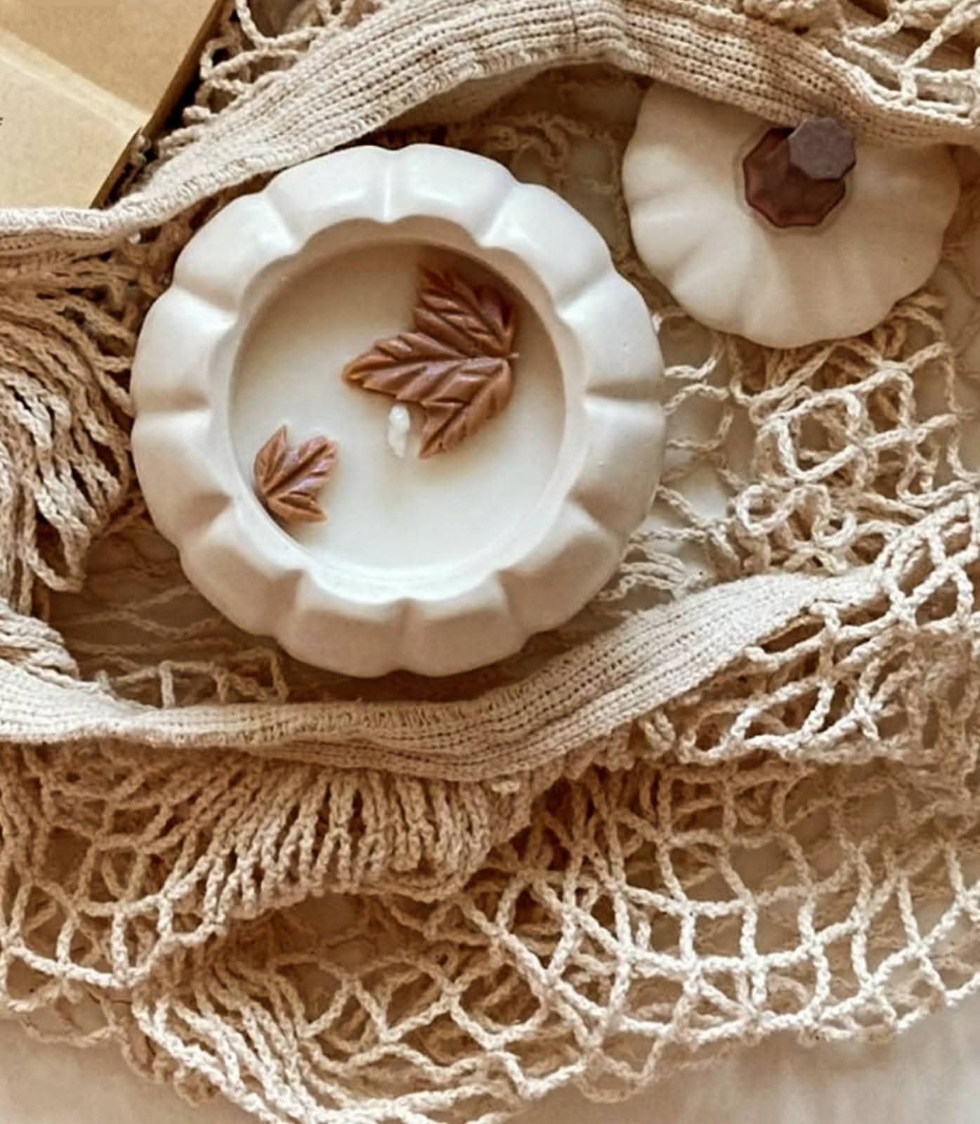 Γύψινη Κολοκύθα Κερί