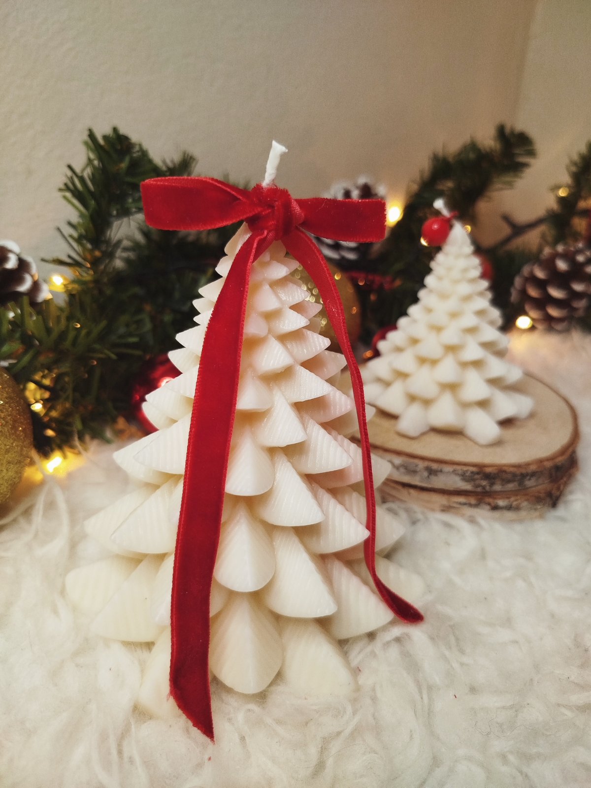 Κερί Χριστουγεννιάτικο Έλατο