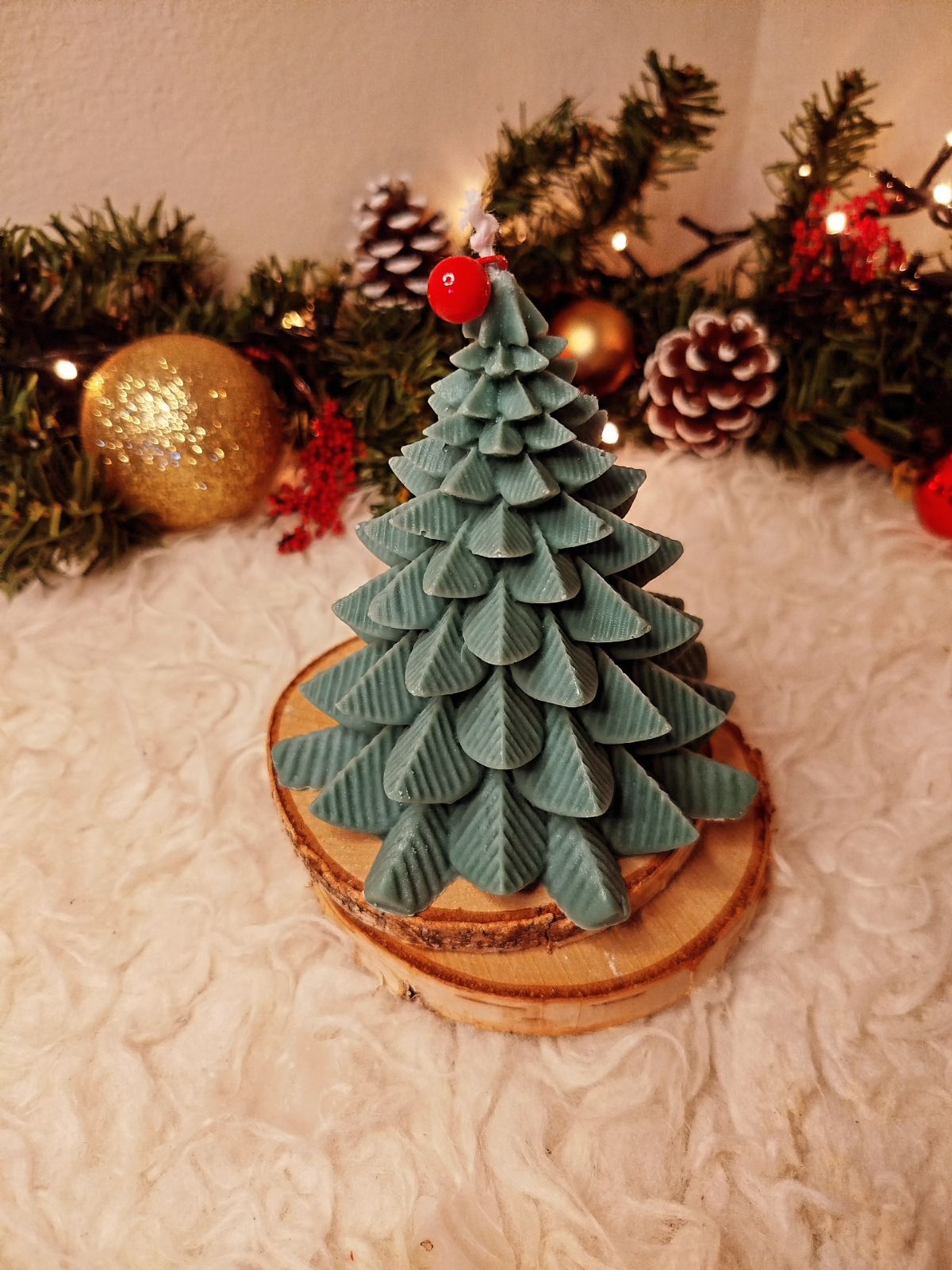 Κερί Χριστουγεννιάτικο Έλατο