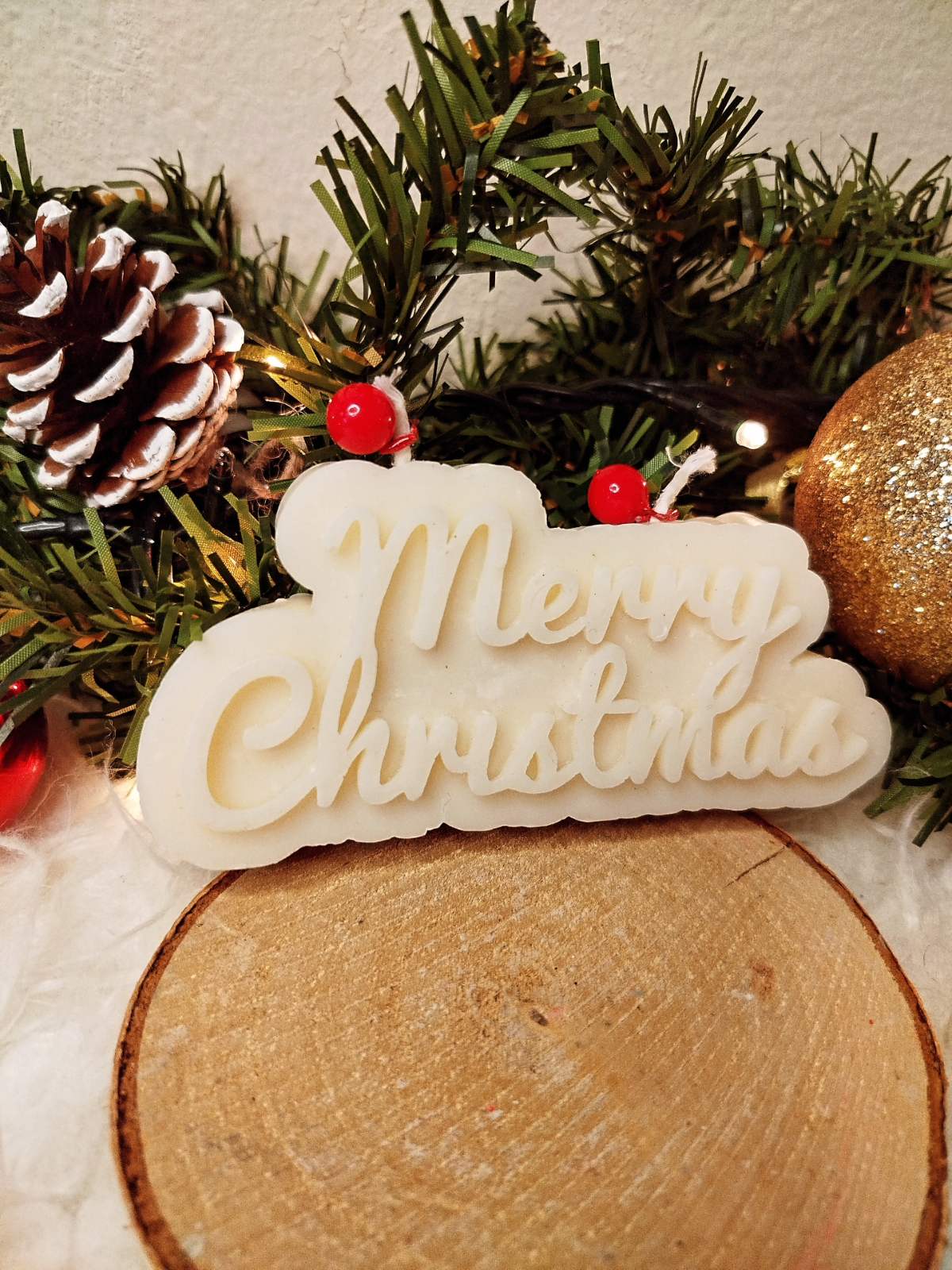 Merry Christmas Candle