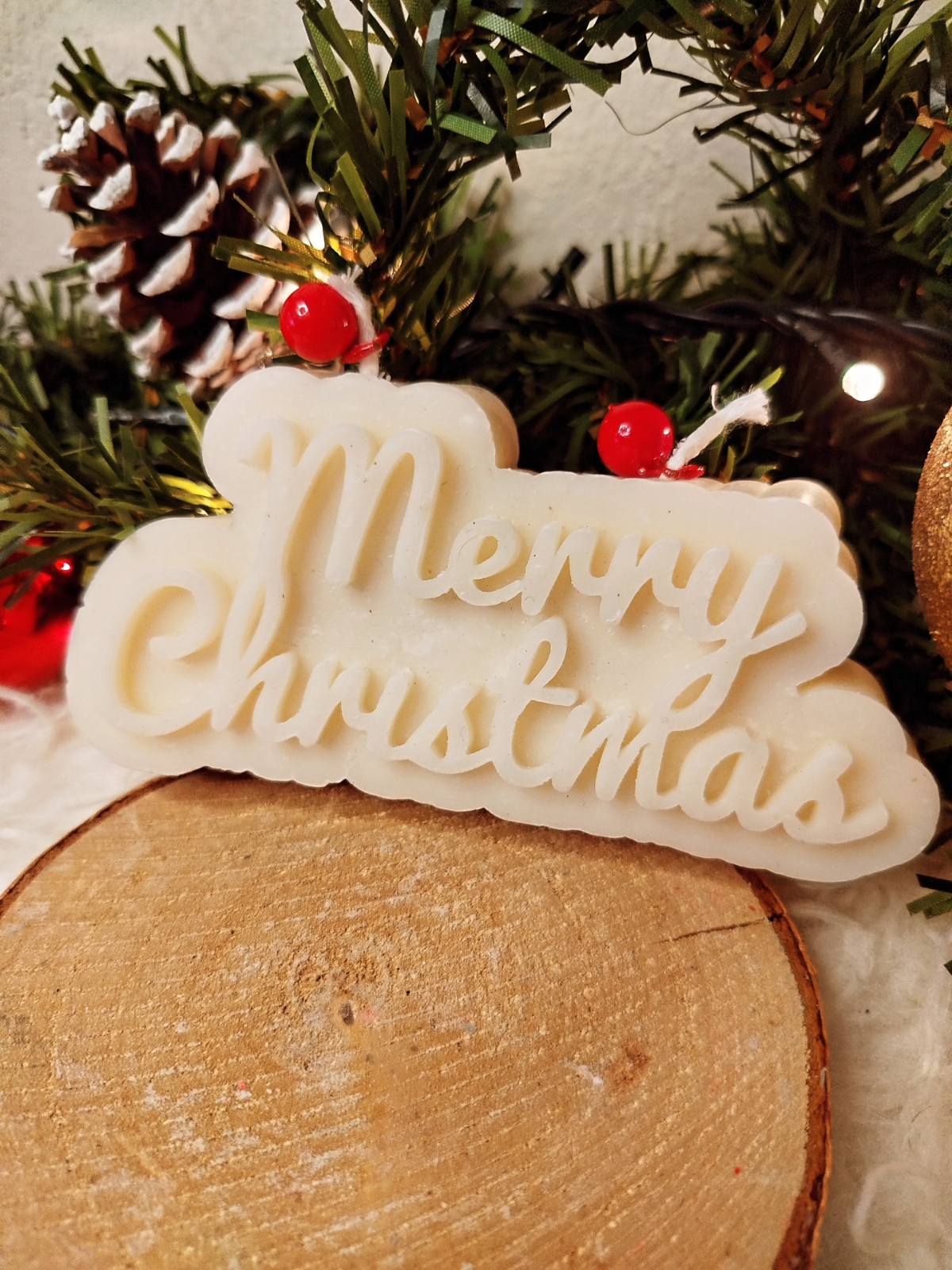 Merry Christmas Candle