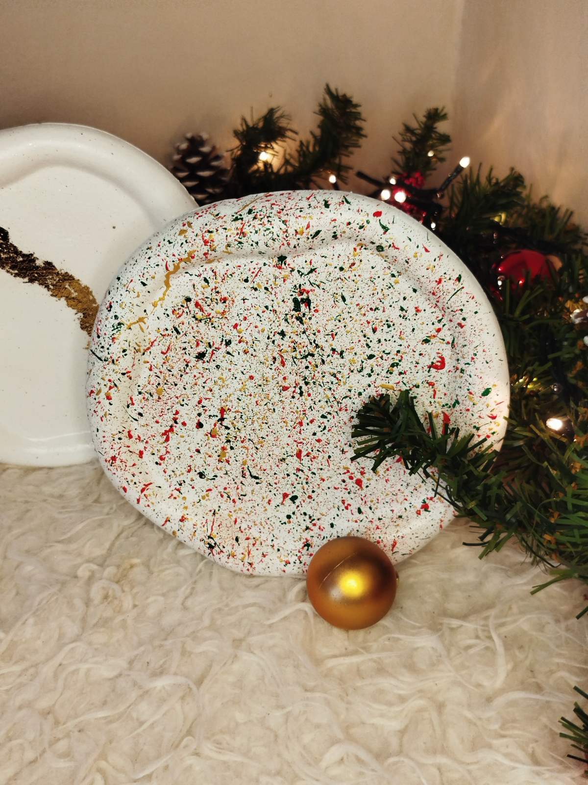 Δισκάκι Στρογγυλό Αφηρημένη Τέχνη