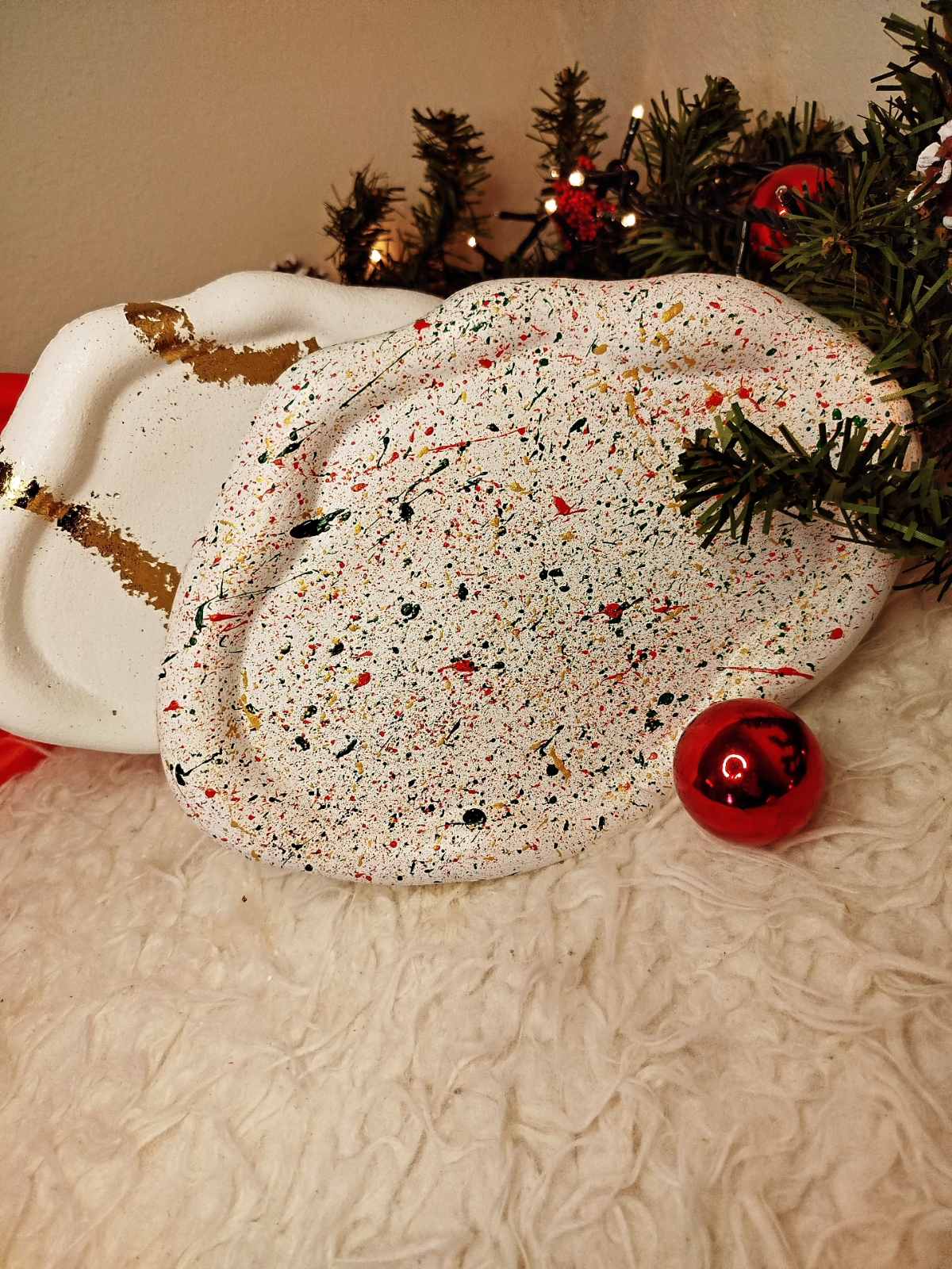 Δισκάκι Οβάλ Αφηρημένη Τέχνη