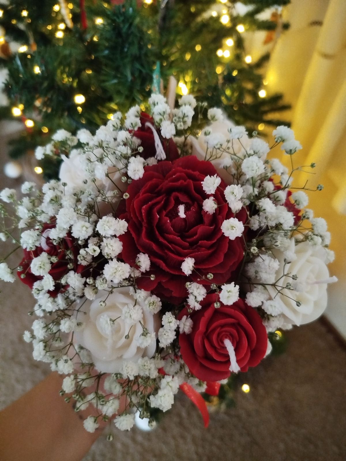 Κέρινη Ανθοδέσμη Διάφορα Λουλούδια