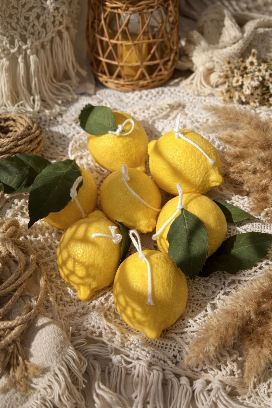Lemon Candles - Διακοσμητικά Κεράκια σε σχήμα Λεμονιού