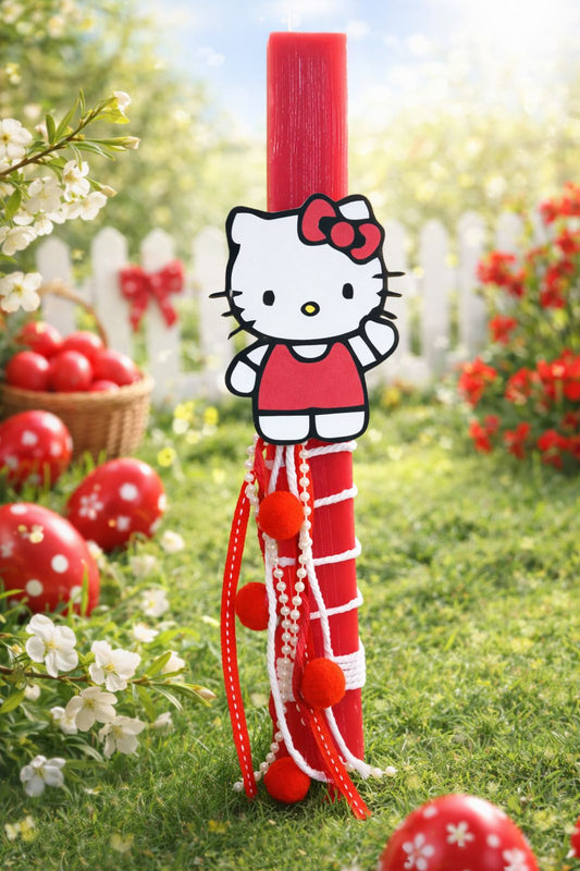 Πασχαλινή Αρωματική Λαμπάδα ''Hello Kitty''