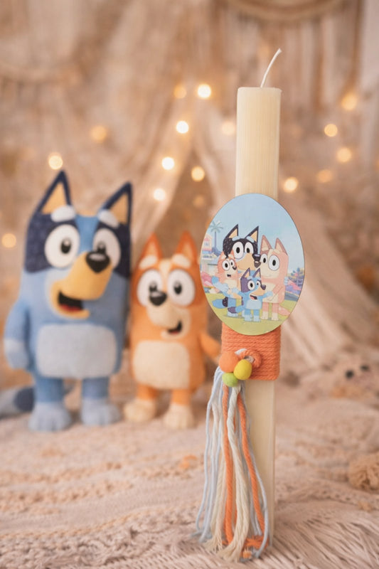 Πασχαλινή Αρωματική Λαμπάδα ''Bluey''