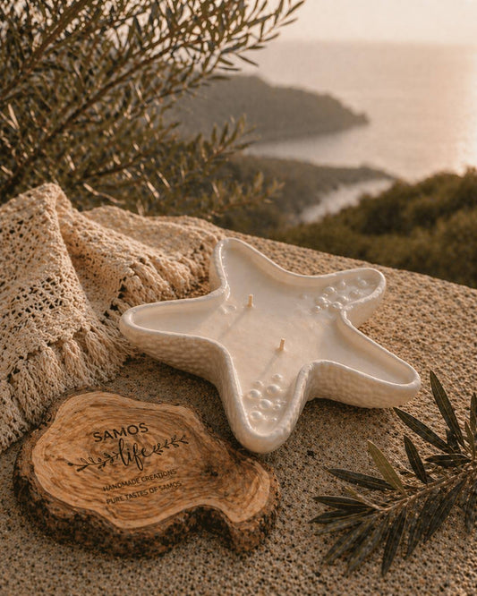 Handmade Starfish Candle