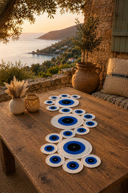 “Mati”– Handmade Crochet Table Runner